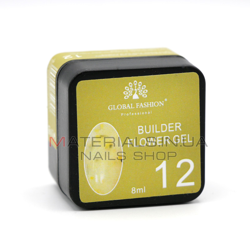 Гель для моделирования ногтей Flower Builder Gel, 8 г 12