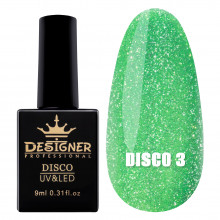Светоотражающий гель-лак Disco Gel Polish Designer, 9 мл. №3