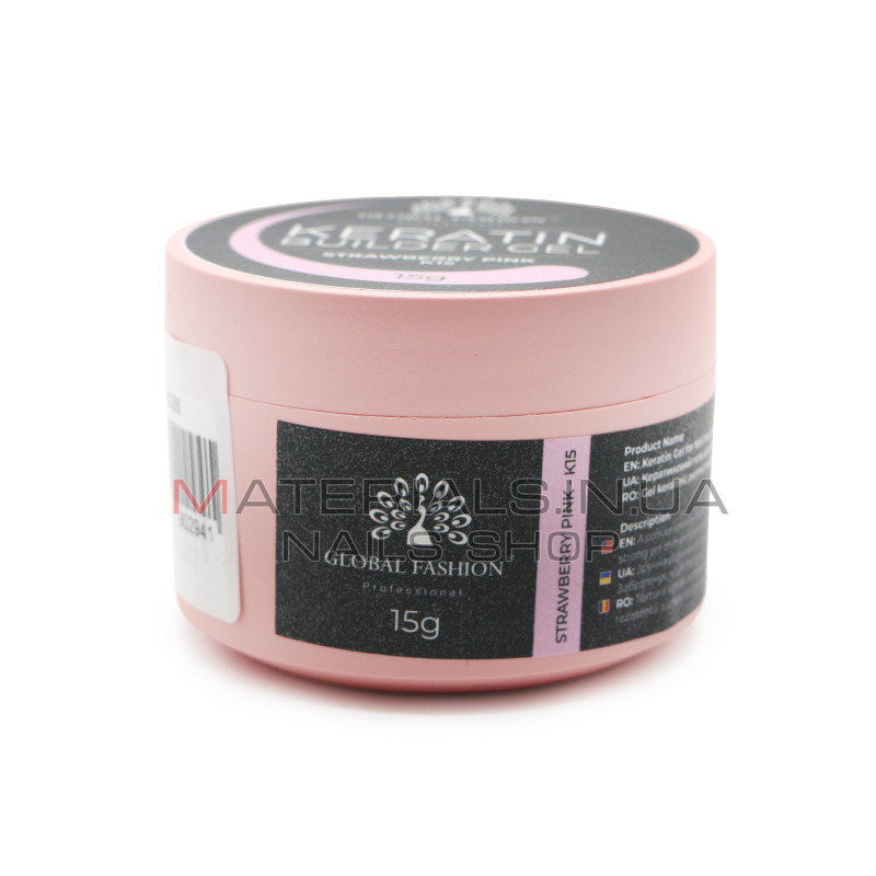 KERATIN BUILDER GEL, Global Fashion, 15 g, K15