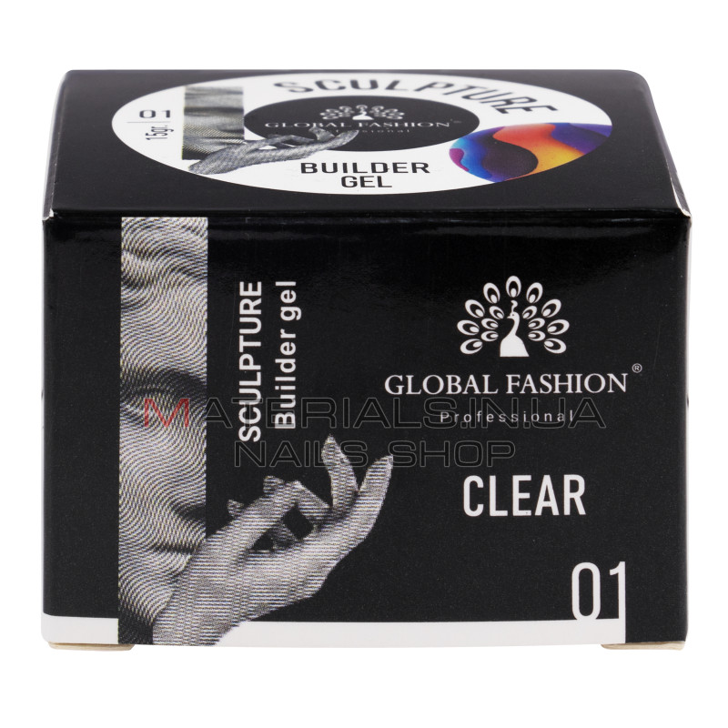 Скульптурний гель SCULPTURE BUILDER GEL15 гр, CLEAR №01