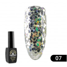 Гель лак Global Fashion Shiny (Пестрота), 8 мл, 07