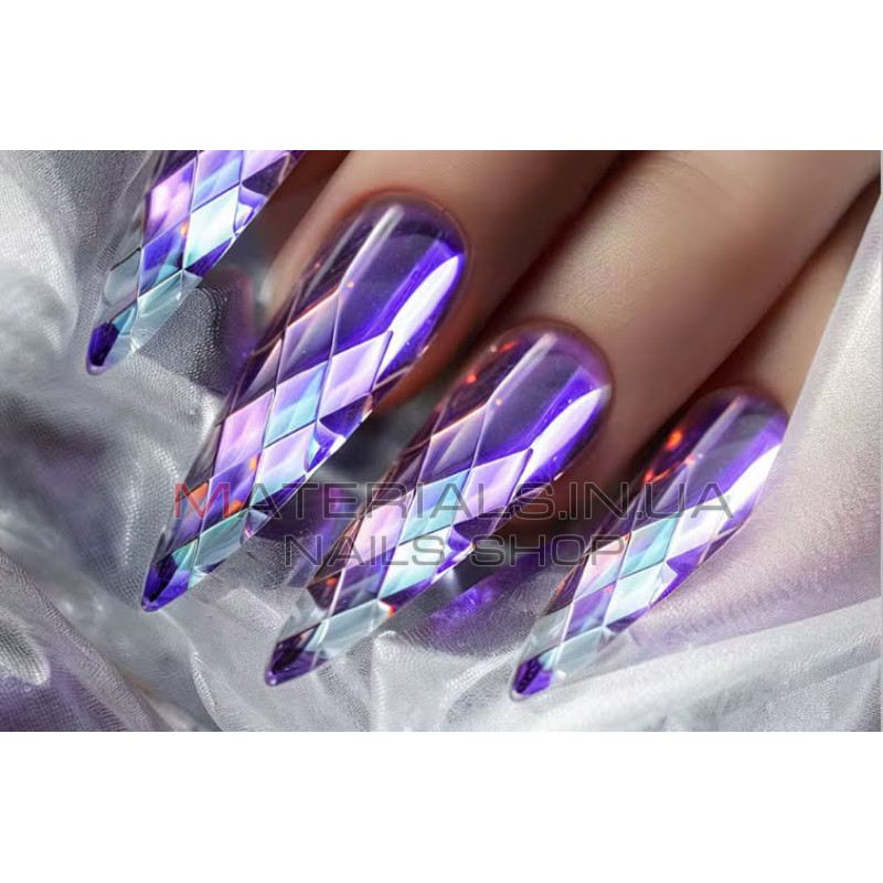 Diamond Fast Gel Tips (DF9 Stiletto) - гелеві тіпси Дизайнер 120 шт/уп
