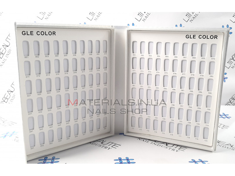 Палітра для гель-лаку на 120 кольорів nail gel color card