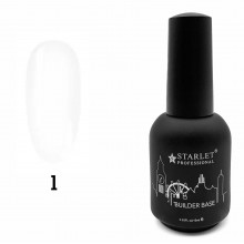 База для нарощування Builder Base Starlet Professional Clear №001, 15 мл прозорий