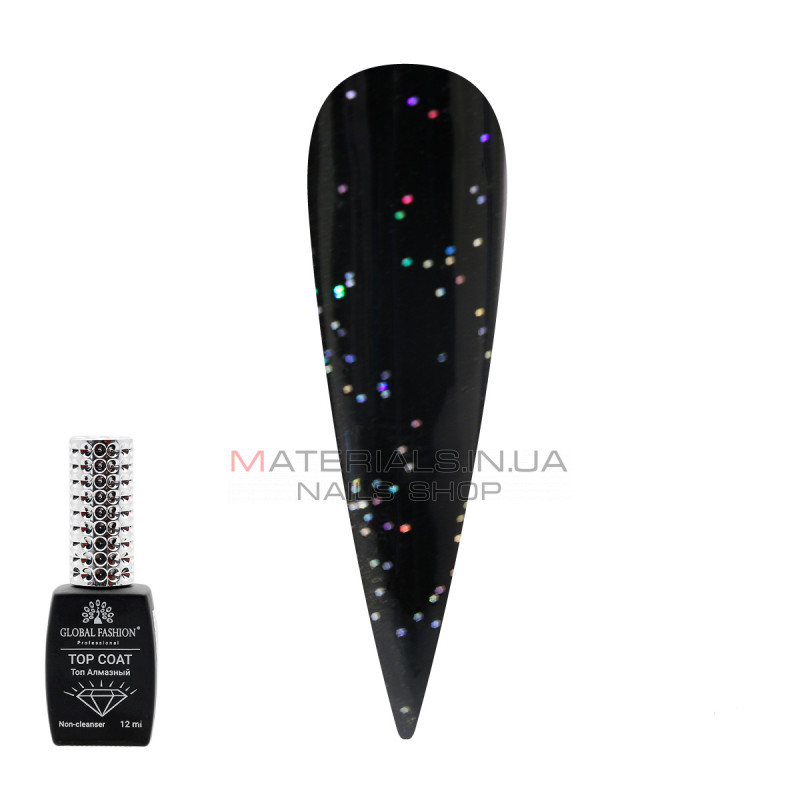 Топ із гліттером Galaxy Top Coat 09, 12 мл Топ із гліттером Galaxy Top Coat 09, 12 мл