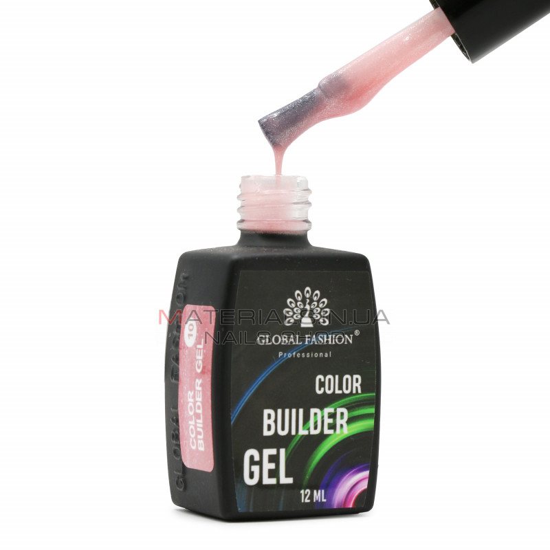 Кольоровий гель для нігтів Color Builder Gel 12 мл, 10 Кольоровий гель для нігтів Color Builder Gel 12 мл, 10