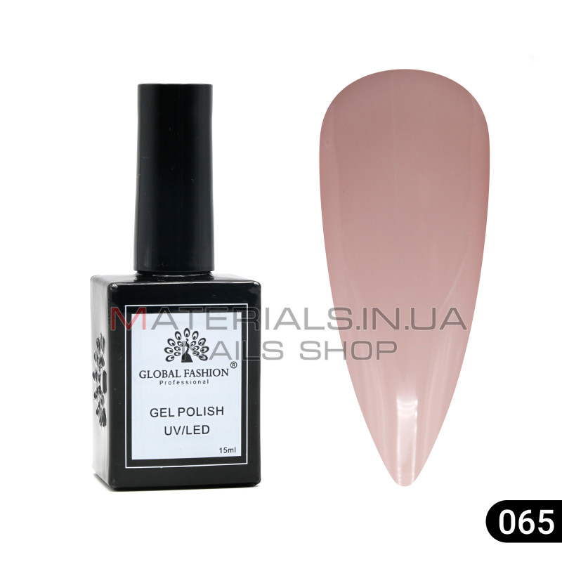 Гель лак Global Fashion, Gel polish 15 ml, 65
