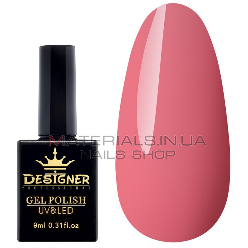 Гель-лак Designer Nude Pink - E135 "Румянець на щоках"