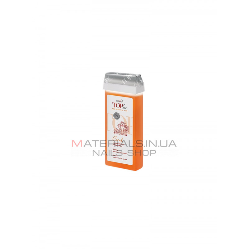 Віск у картриджі Italwax TOP LINE - Корал, 100 г. Віск у картриджі Italwax TOP LINE - Корал, 100 г.