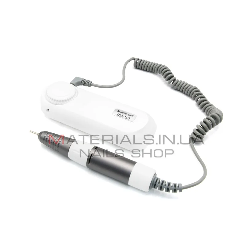 Аппарат для маникюра и педикюра DMJ-100 white, на аккумуляторе, 35000 об.