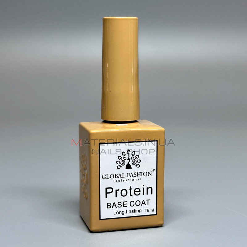Каучуковая база для гель лака, Protein Base Coat Long Lasting, 15 мл., Global Fashion Каучуковая база для гель лака, Protein Base Coat Long Lasting, 15 мл., Global Fashion