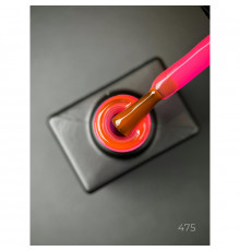 Гель лак Vitrage gel 475 Дизайнер (9мл.) - кольоровий, напівпрозорий