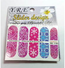 Слайдер-дизайн для нігтів YRE SL-110