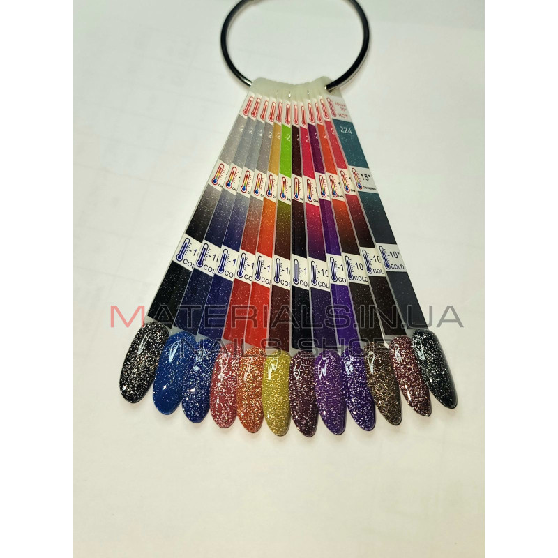 Гель лак  Temperature Color Change Disco 213, 8 мл