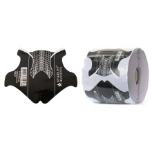 Форми для нарощування нігтів Starlet Professional, Метелик, Чорні, 300 шт/уп