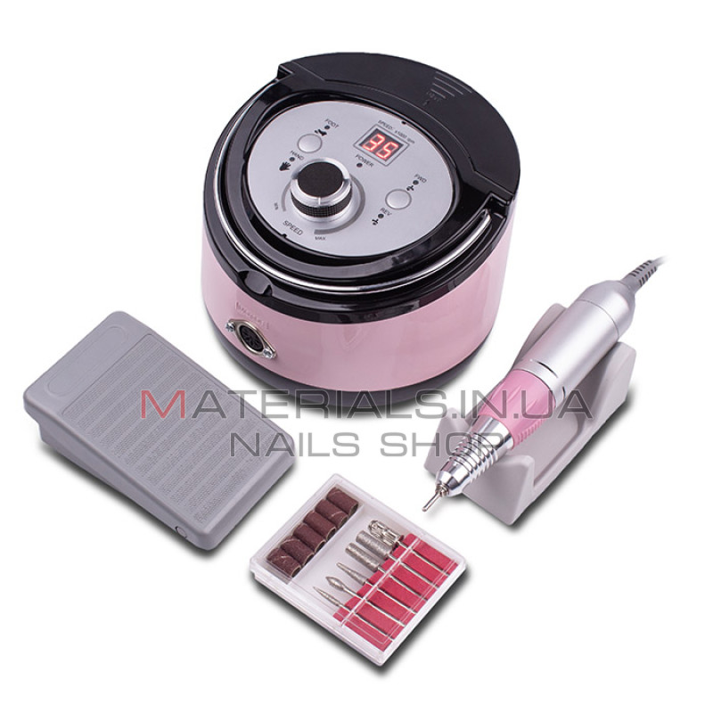 Фрезер для манікюру Nail Drill ZS-606, Рожевий