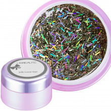 Глітерний гель Silk Love Gel Lilly Beaute 5мл №01