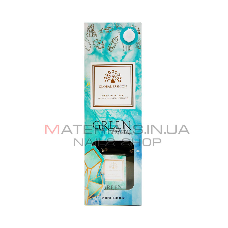 Ароматический диффузор Global Fashion, 100 ml, Green crystal