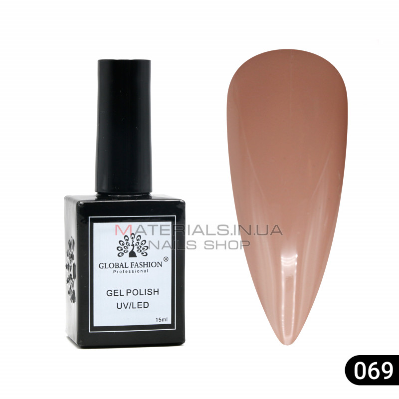 Гель лак Global Fashion, Gel polish 15 ml, 69