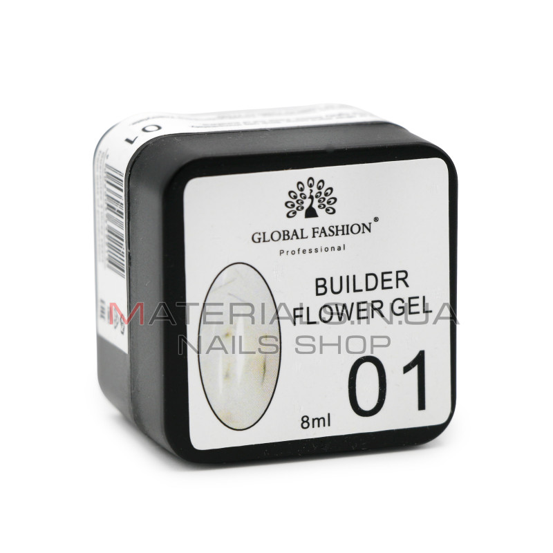 Гель для моделирования ногтей Flower Builder Gel, 8 г 01