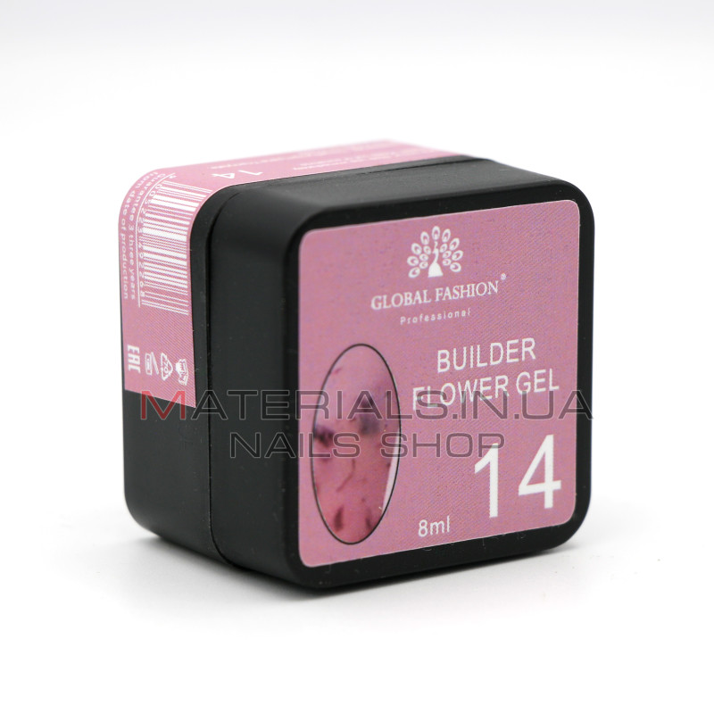 Гель для моделирования ногтей Flower Builder Gel, 8 г 14
