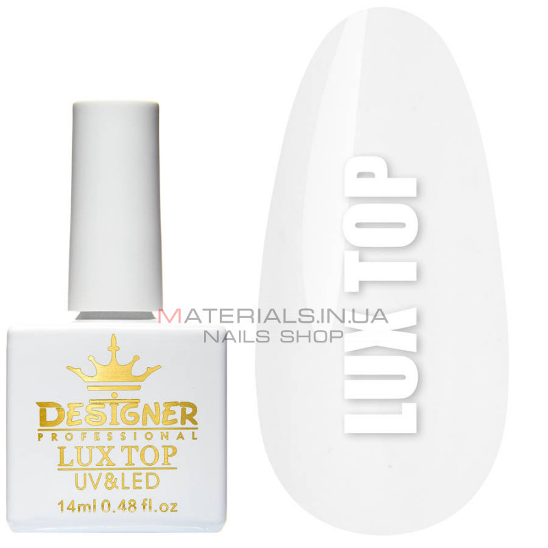 Lux Top із липким шаром Designer Professional, 14мл Lux Top із липким шаром Designer Professional, 14мл