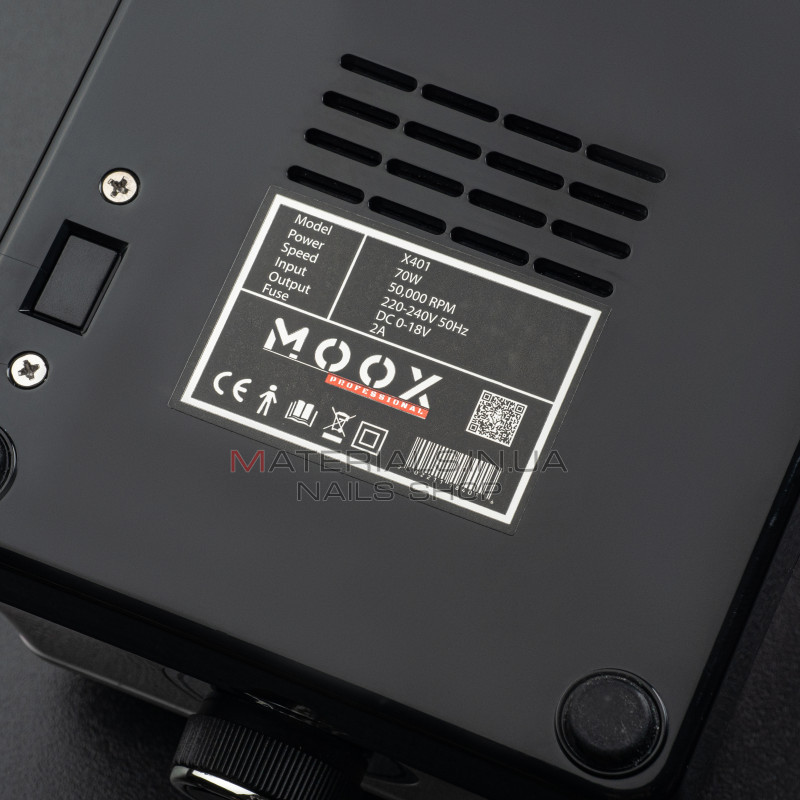 Фрезер Мокс X401 (Білий) на 50 000 об/хв. та 70W. для манікюру та педикюру Фрезер Мокс X401 (Білий) на 50 000 об/хв. та 70W. для манікюру та педикюру
