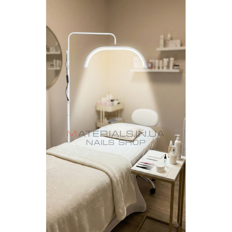 Безтіньова підлогова LED-лампа Smart MOON Light HD-M6X, 36 Вт, Біла