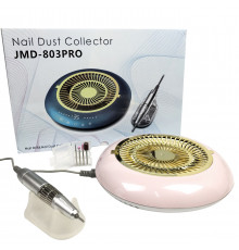 Фрезер для манікюру з витяжкою JMD-803 Pro 60 Вт 35000 2 в 1 сенсорний манікюрний апарат для зняття гель лаку