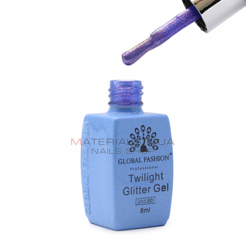 Гель лак Twilight Glitter 8 мл, 203 Гель лак Twilight Glitter 8 мл, 203