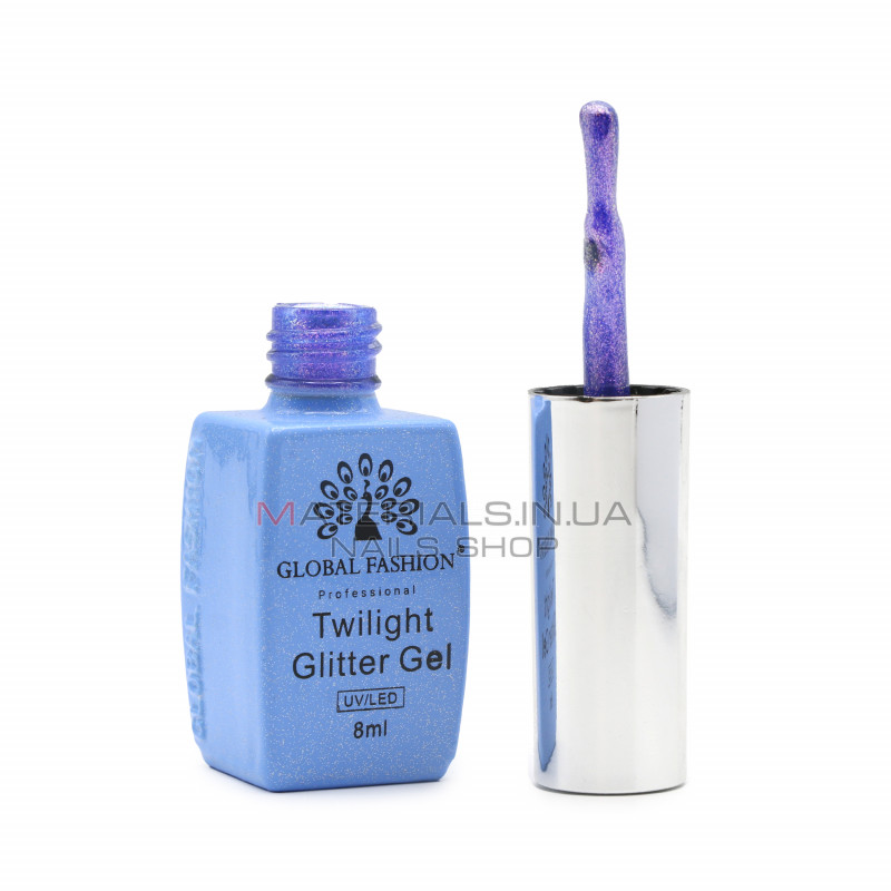 Гель лак Twilight Glitter 8 мл, 203 Гель лак Twilight Glitter 8 мл, 203