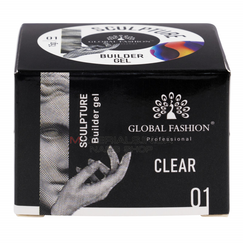 Скульптурний гель SCULPTURE BUILDER GEL15 гр, CLEAR №01 Скульптурний гель SCULPTURE BUILDER GEL15 гр, CLEAR №01
