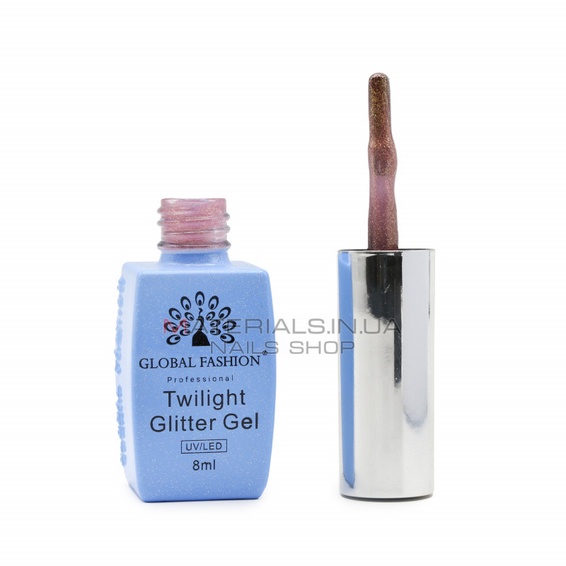 Гель лак Twilight Glitter 8 мл, 205