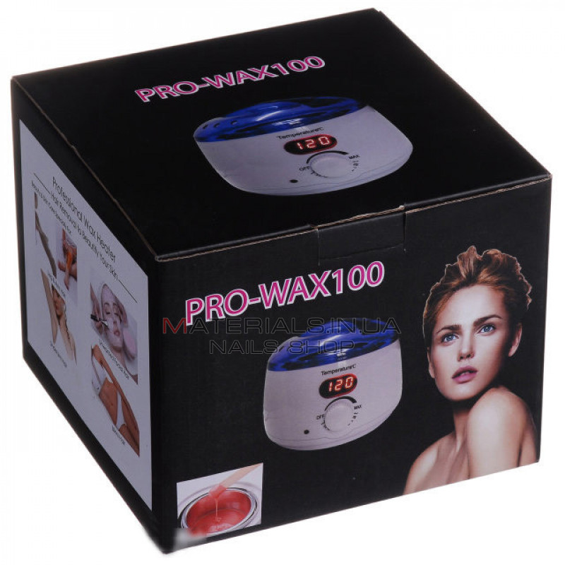 Воскоплав баночный PRO WAX 100 с экраном температуры Воскоплав баночный PRO WAX 100 с экраном температуры