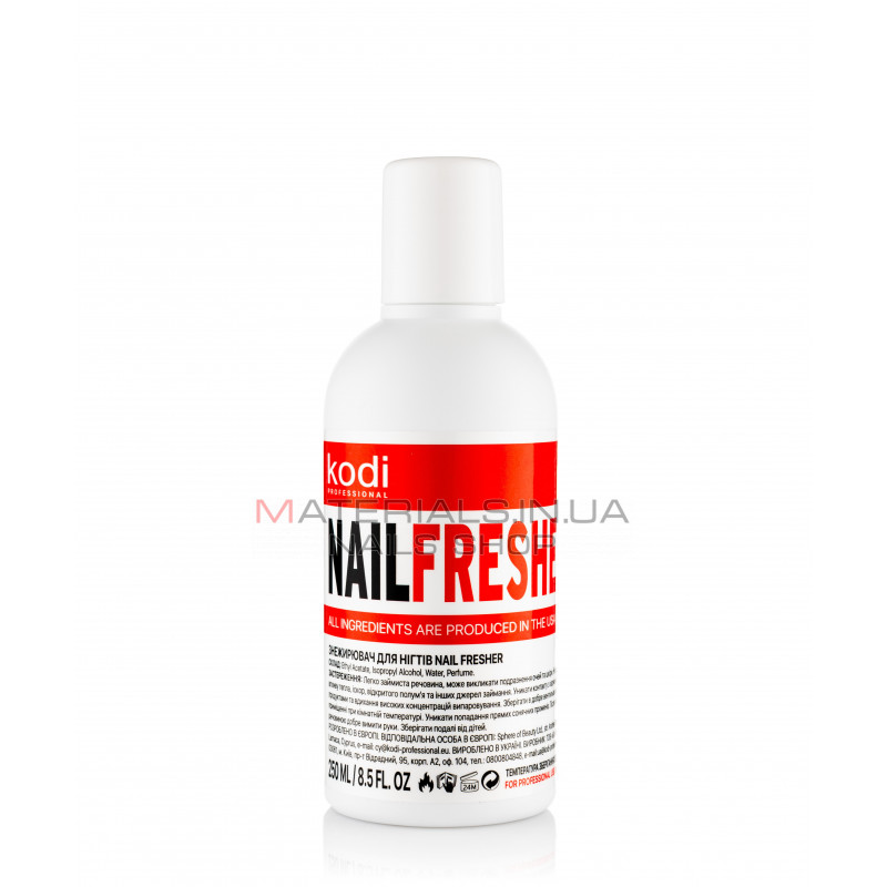 Обезжириватель для ногтей Nail Fresher, 250 мл Обезжириватель для ногтей Nail Fresher, 250 мл