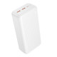 Power Bank 30000 mAh — Borofone BJ80B 22.5W+PD20W — White