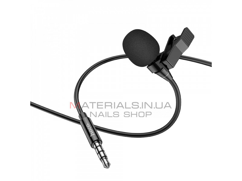 Микрофон для телефона 3.5mm Hoco L14 Lavalier — Black