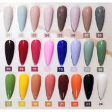 Гель-фарба підвищеної щільності, Solid color gel Global 5г №01-24