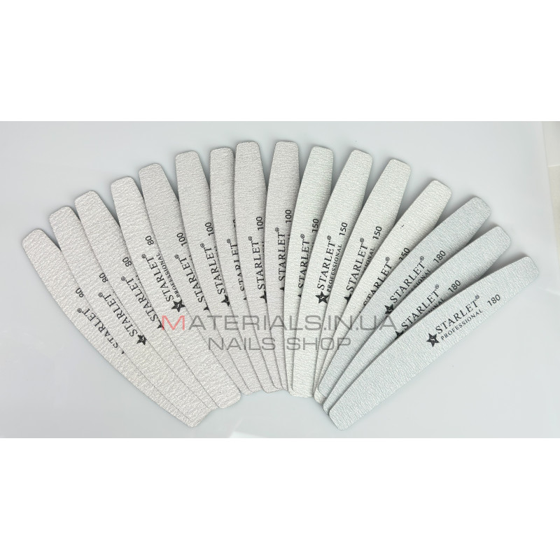 Сменные файлы для пилки starlet 80/100/150/180 грит (16шт) Сменные файлы для пилки starlet 80/100/150/180 грит (16шт)