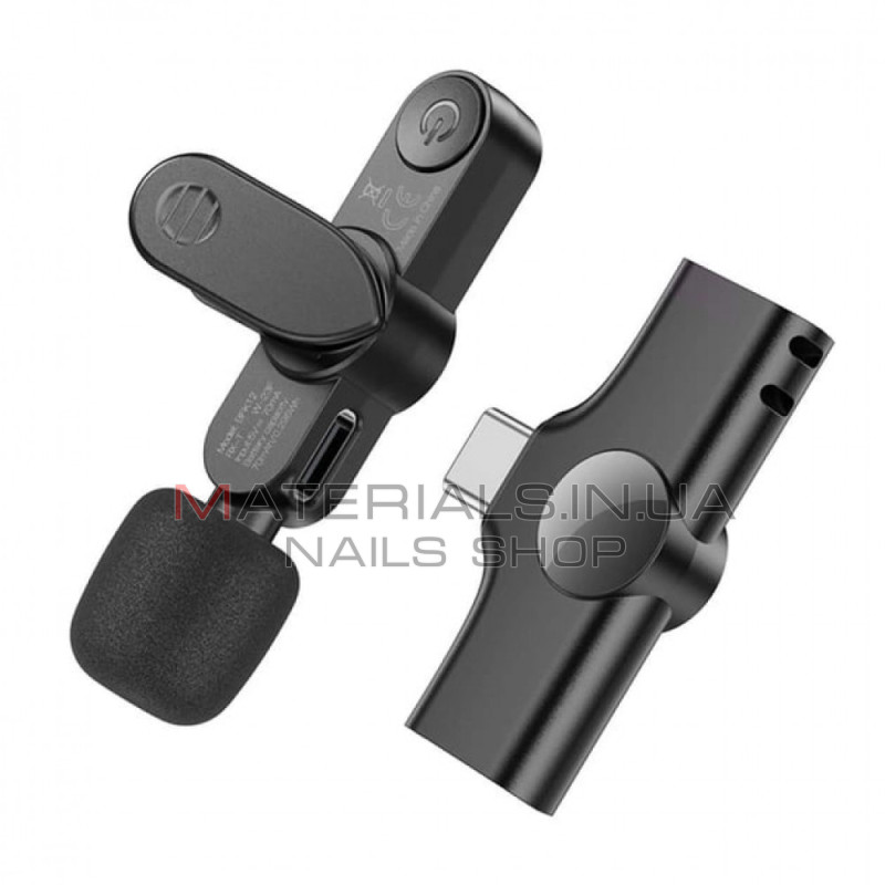 Бездротовий мікрофон для телефона Borofone BFK12, USB-C