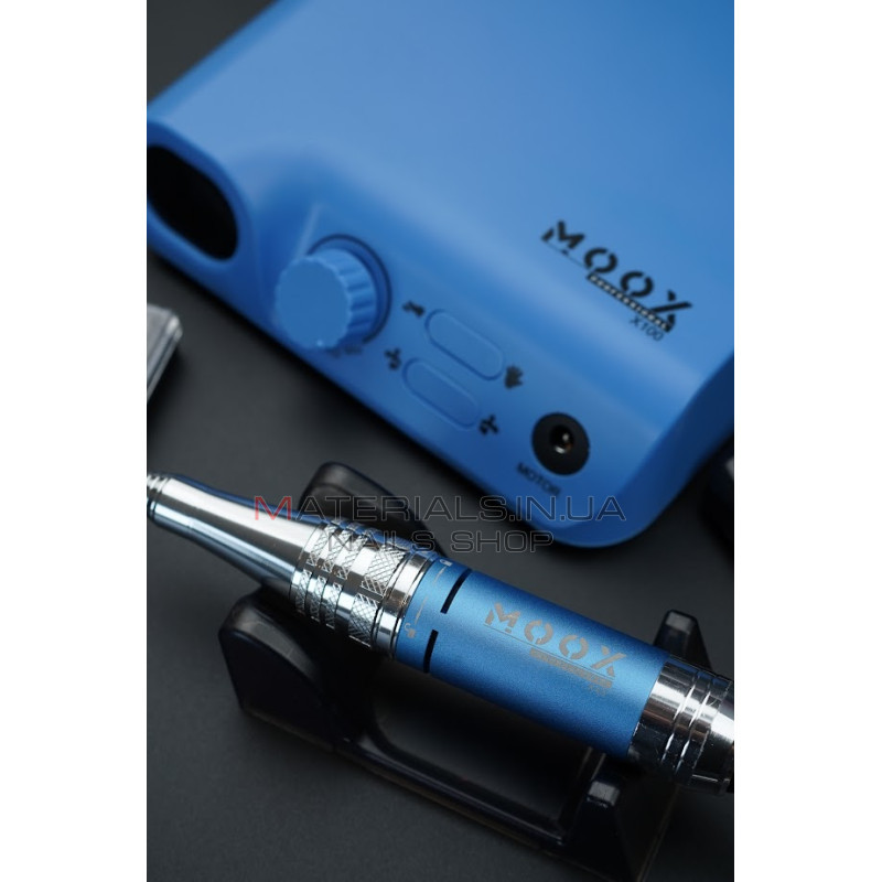 Фрезер Мокс X100 (Sky blue) на 45 000 об/хв. та 70W. для манікюру та педикюру