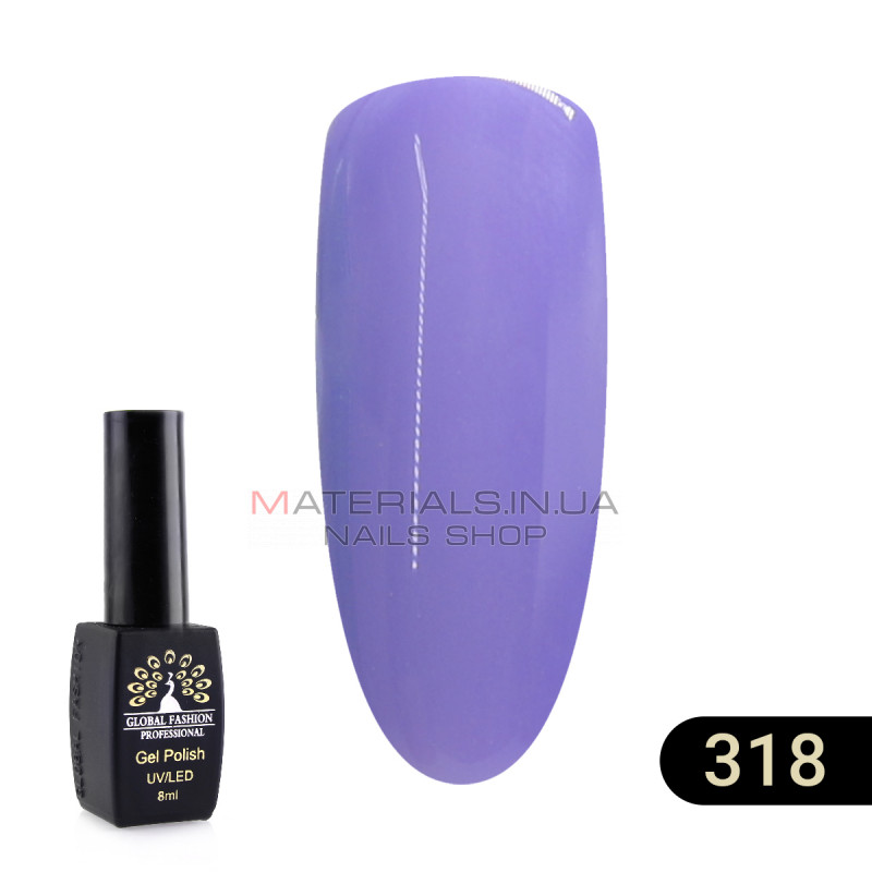 Гель лак BLACK ELITE 318, Global Fashion 8 мл Гель лак BLACK ELITE 318, Global Fashion 8 мл