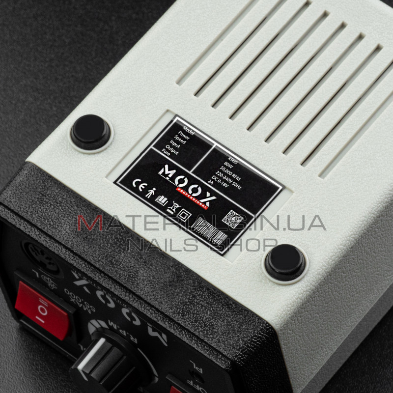 Фрезер Мокс X900 на 55 000 об/хв. та 80W. для манікюру та педикюру
