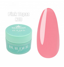 Builder Gel 15 мл., Дизайнер (Моделюючий гель) R10 Pink Topaz