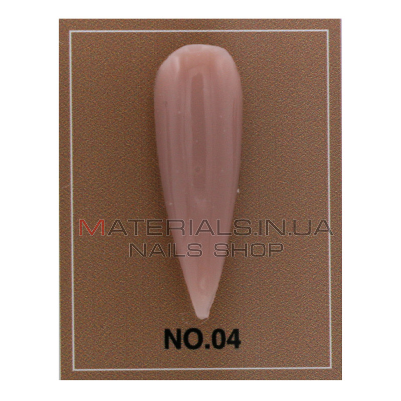 Гель для моделювання нігтів 15 гр, Mocha Rose Builder Gel 04