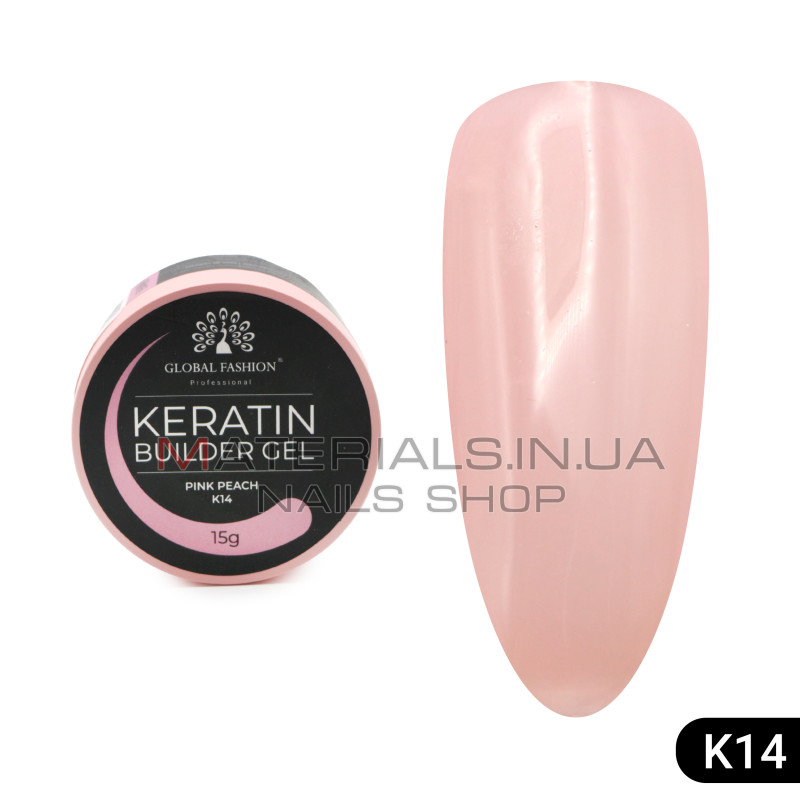 KERATIN BUILDER GEL, Global Fashion, 15 g, K14