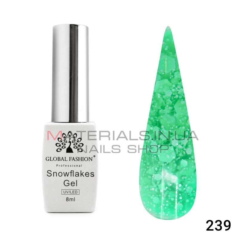 Гель лак Snowflakes 8 мл, 239
