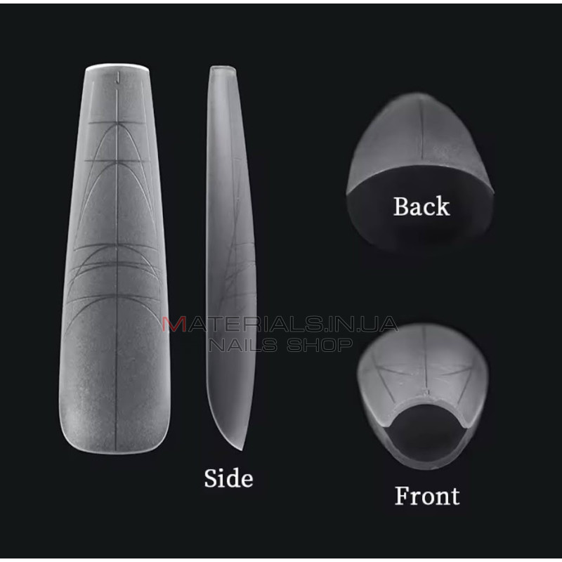 Fast Gel Tips MT1 (Multiforms) - типси гелеві Дизайнер 120 шт/уп Fast Gel Tips MT1 (Multiforms) - типси гелеві Дизайнер 120 шт/уп