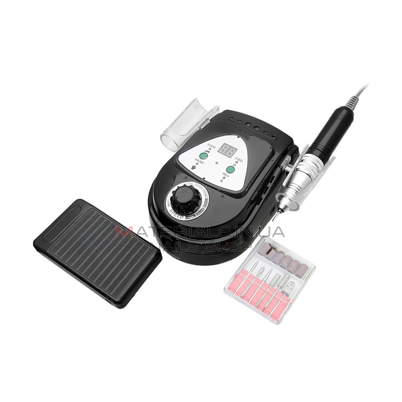 Фрезер с аккумулятором Nail Drill ZS-219 Black 35000 об., 45 Вт Фрезер с аккумулятором Nail Drill ZS-219 Black 35000 об., 45 Вт