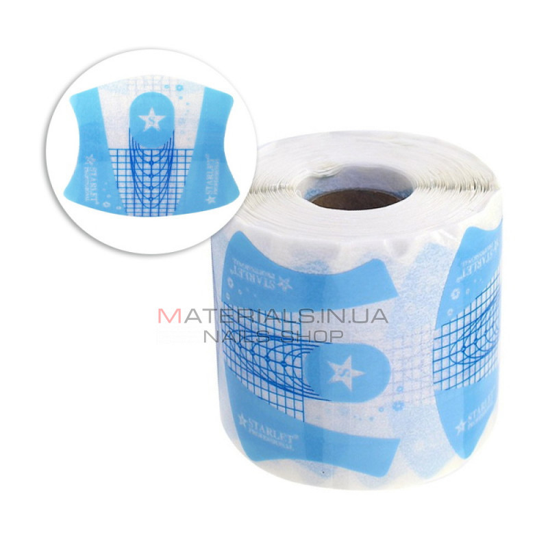 Форми для нарощування нігтів Starlet Professional. для прозорого гелю. 300 шт.